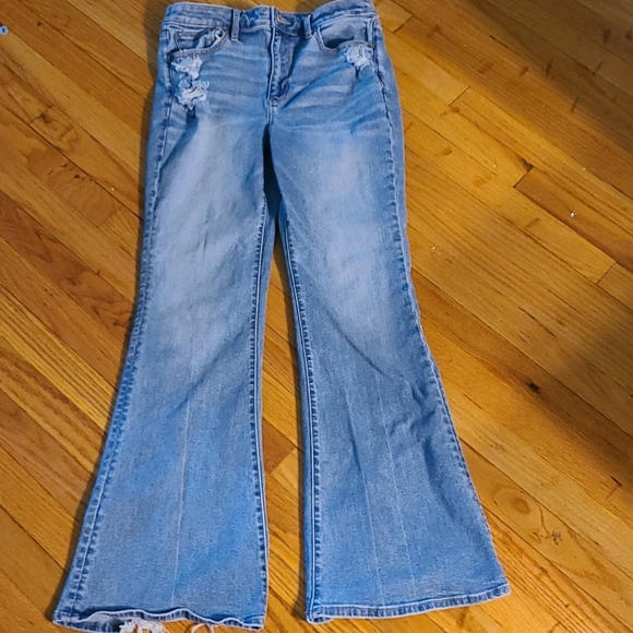 American Eagle Outfitters Denim - New American Eagle distressed flare jeans